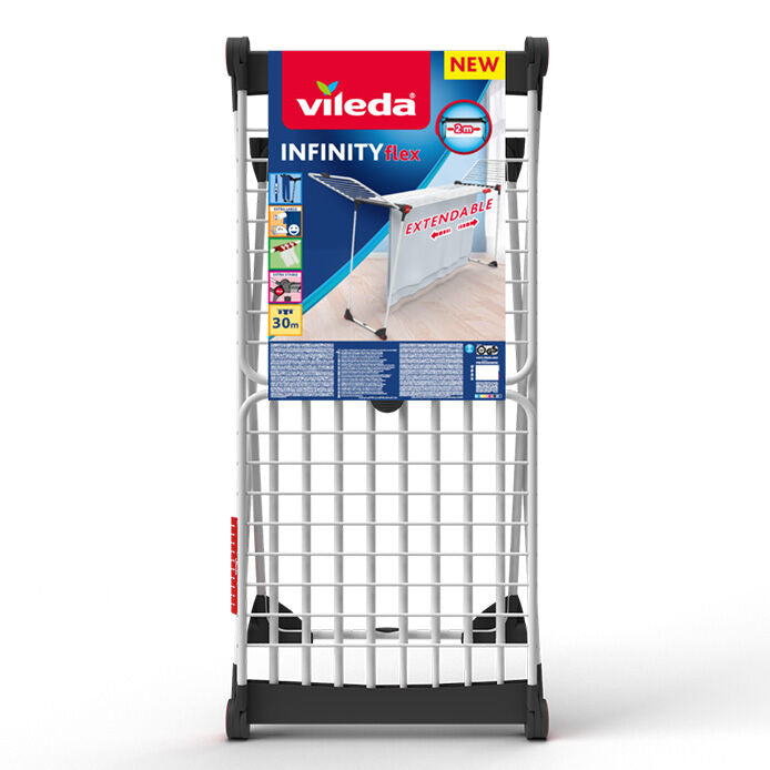 Vileda Infinity Flex - XXL di oltre 2 metri, stabile e robusto, trasporto pratico