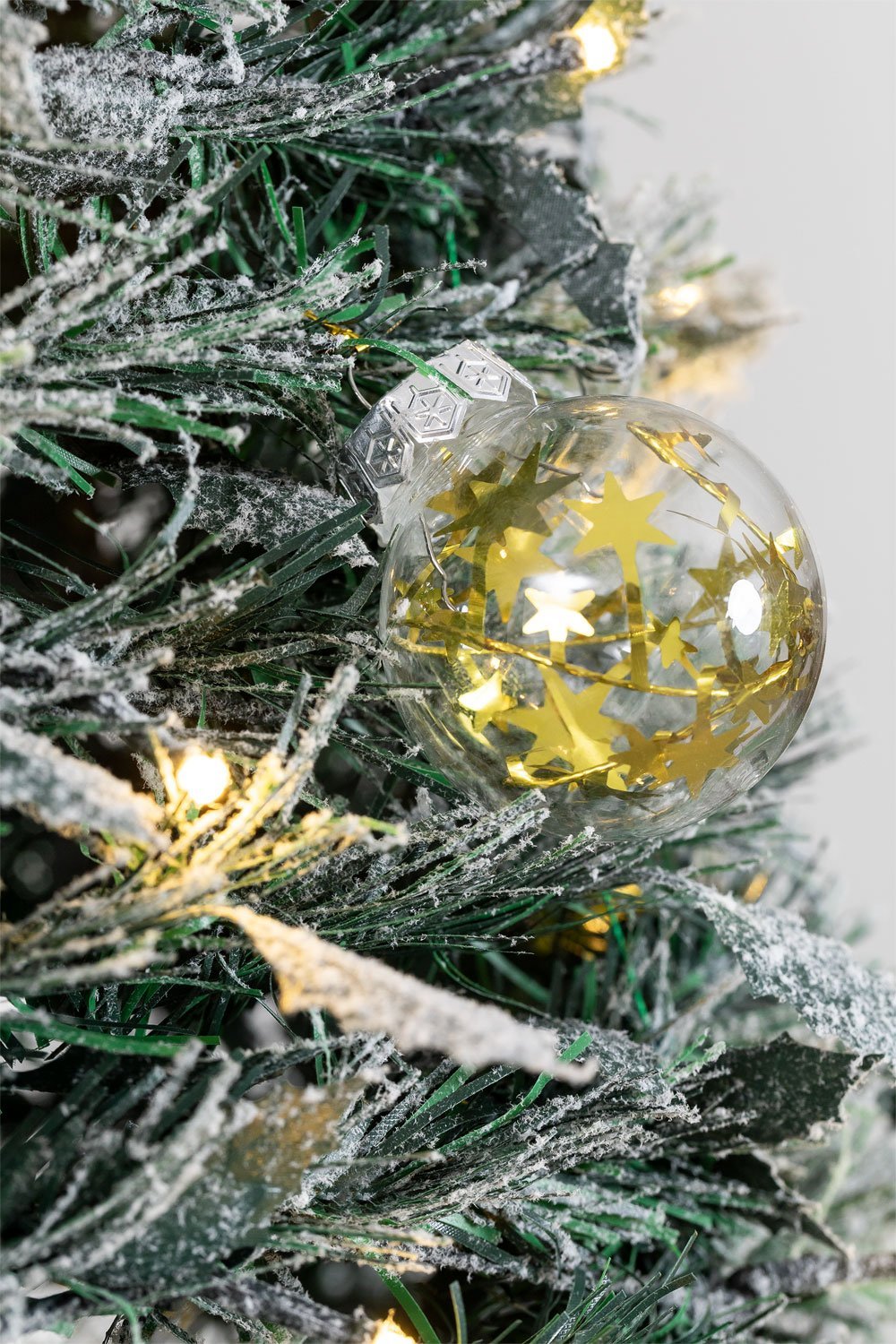 Albero di Natale Pieghevole con Luci a LED