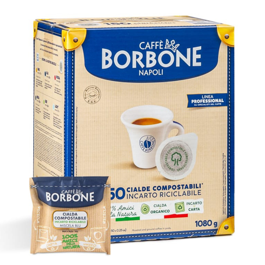 Caffè Borbone – Gusto Blu | Cialde Compostabili – 150 pezzi