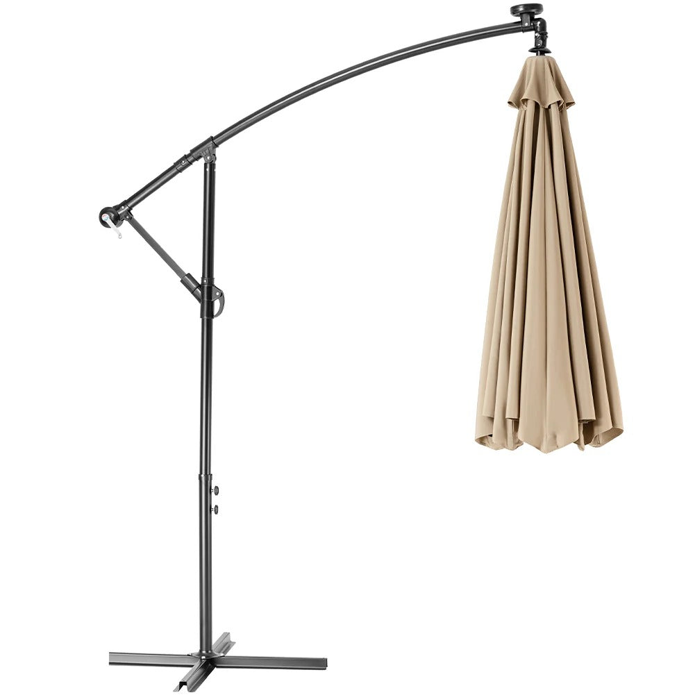 Ombrellone da Giardino con Luce LED Solare 3x3