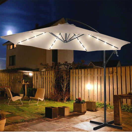 Ombrellone da Giardino con Luce LED Solare 3x3