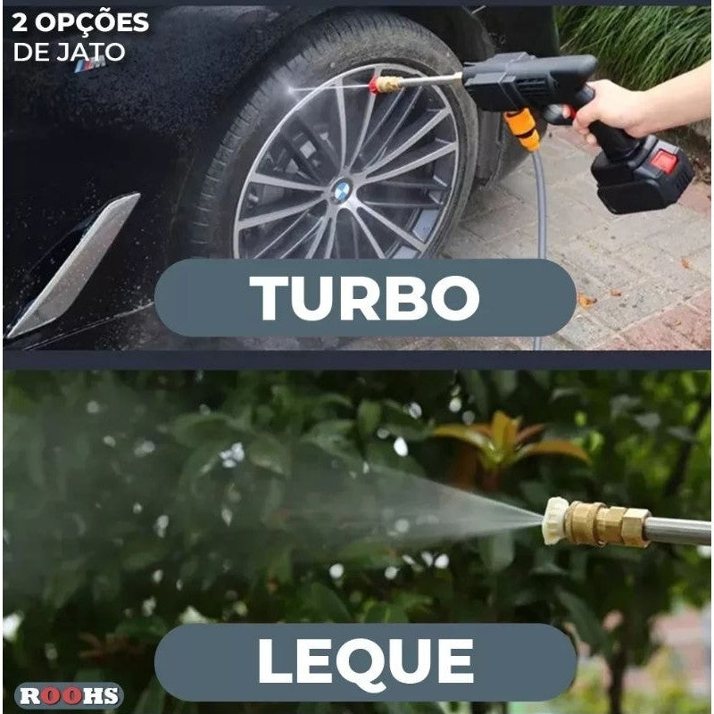 Idropulitrice portatile ricaricabile per auto e giardino - Linea Premium - Pistola di lavaggio professionale